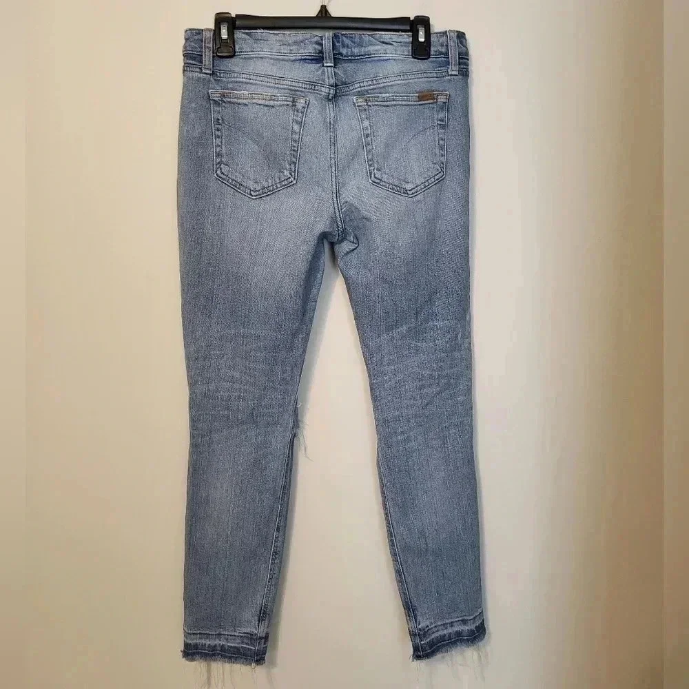Joe's Jeans Collector's Edition The Icon Ankle Mid-Rise Skinny Raw Hem Jeans(30)